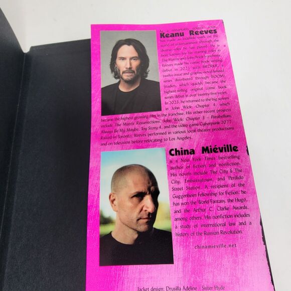 SIGNED Keanu Reeves / China Mieville The Book Of Elsewhere Hardcover Book - NEW - Picture 5 of 5